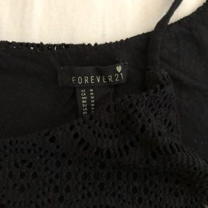 Navy Blue Textured Top
